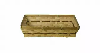 MS1027-12 – 12”x8” rect. bamboo tray 3” deep N-Liner-“each” Min 12 – Case 40 pcs
