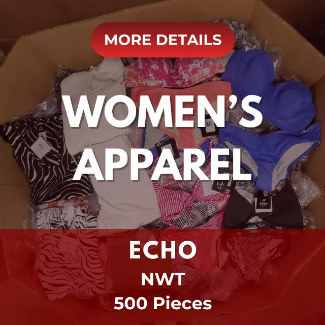 Echo New York Women's Cover-Ups & Swimwear | Assorted Women's Apparel | NWT | 500 Pieces | Pallet #PA-607