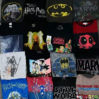 Wholesale TV/Movie & Cartoon T-Shirts (10 Pieces)