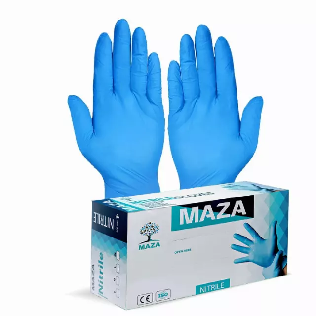 Nitrile Exam Gloves - 100 Units/Box — Medium