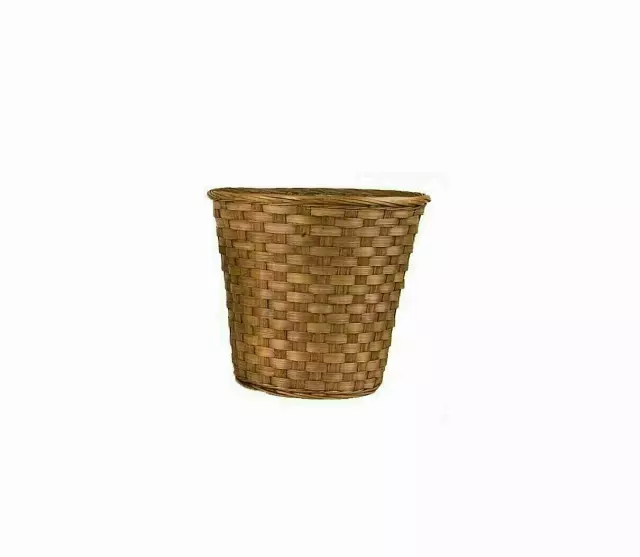 MS1745-7DK – 7” Dk Stain bamboo pot sewn-in-liner (fits 6” pot)-“each” Min 12 – Case 120 pcs