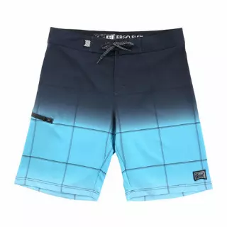 Men's Board Shorts - Gradient Stripe - Blue