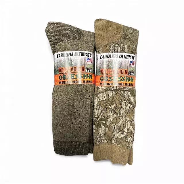 #9-C-CUW ‘Carolina Obsession’ Merino Wool Boot Sock – $3.95 Per Pack (30 Packs)