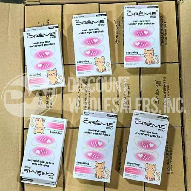 The Crème Shop Under Eye Patches lot · 792 pcs · Depuffing Anime Glow
