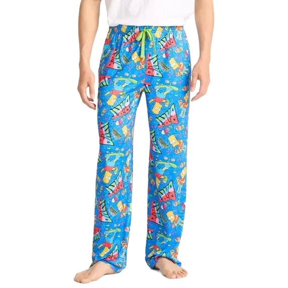 THE SIMPSONS BART SQUISHEE PAJAMA PANT ROYAL BLUE