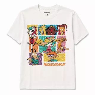 NICKELODEON RUGRATS CHARACTER T-SHIRT WHITE