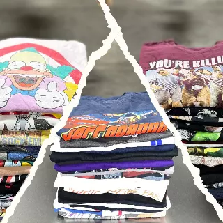 Pick 3 Custom 50lb T-Shirt Bale — Nascar / Cartoon / TV / Movies