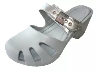 S5800L - Women's Wedge Clog Sandals — Silver (S5800L-S) / 5-10 Assorted