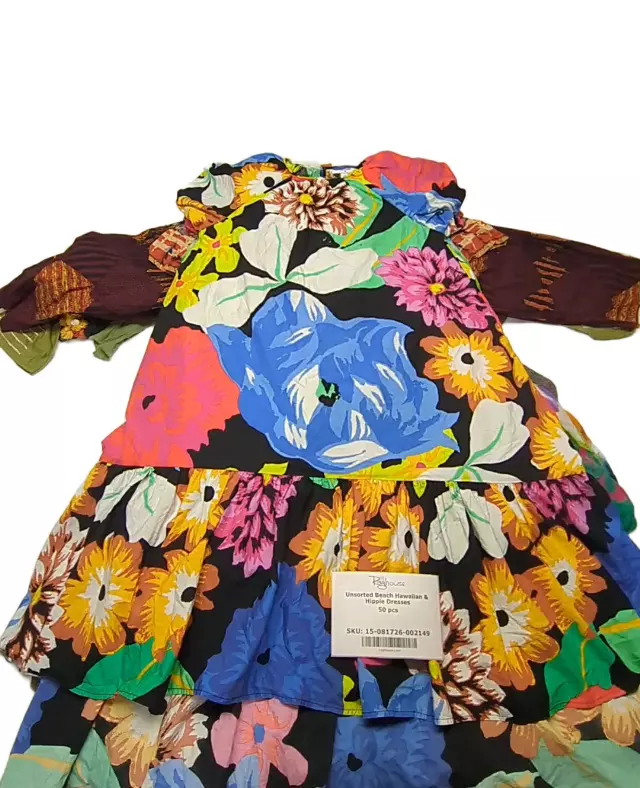Unsorted Beach Hawaiian & Hippie Dresses 50 pcs