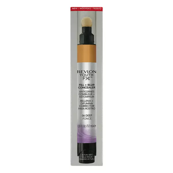 WHOLESALE REVLON YOUTH FX FILL + BLUR CONCEALER 0.11 OZ - DEEP 06 - 48 PIECE LOT