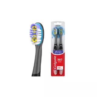 Colgate toothbrush 360 Vibrate Deep Clean Medium 2pk Case Pk 12