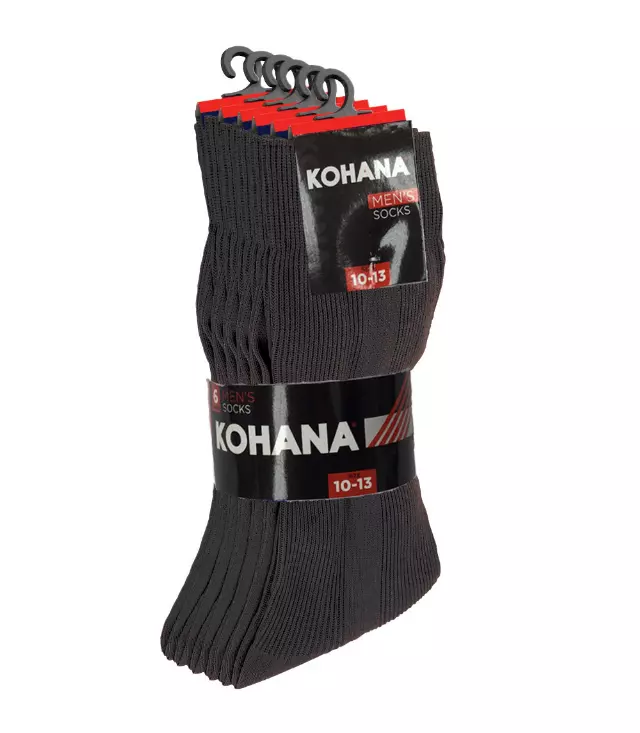 Socks - 7-8 1/2 Brown Dress Socks - 96411 (5 DZ Minimum)