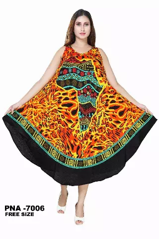 PND-7006 -Africa Map Umbrella Dress - (6-PCS PRE-PACK) ($8 Each)