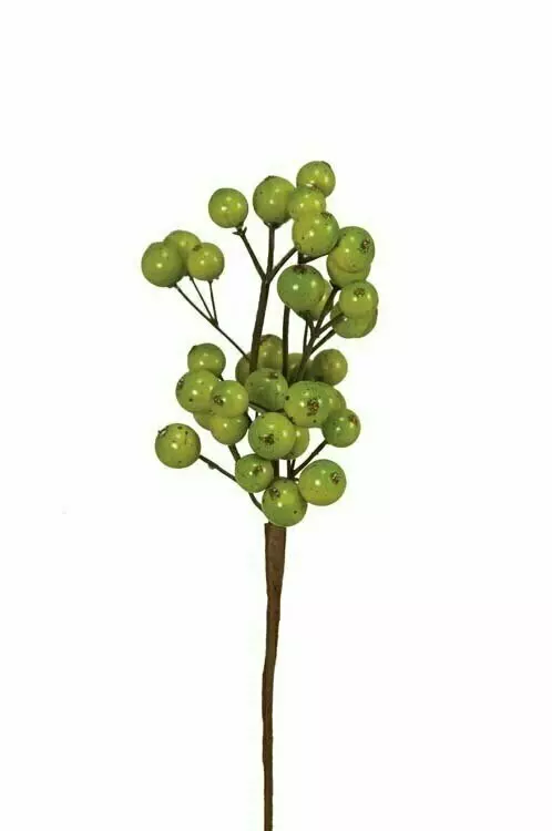 PPX5026GRN – Green 9” pick w/ 30 berries – Min 2 – Case Pk 24 dz