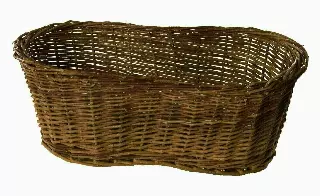 MS1555 – Rustic peanut shape double 6” pot holder w/liner-“each” Min 6 – Case 48 pcs