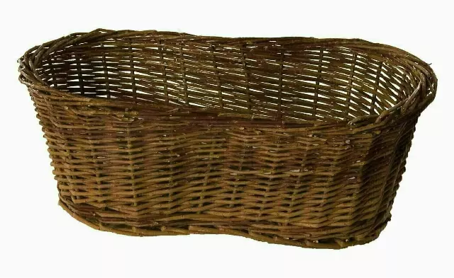 MS1555 – Rustic peanut shape double 6” pot holder w/liner-“each” Min 6 – Case 48 pcs