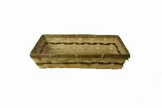 MS1027-14 – 14”x10” rect. bamboo tray 3” deep N-Liner-“each” Min 12 – Case 40 pcs
