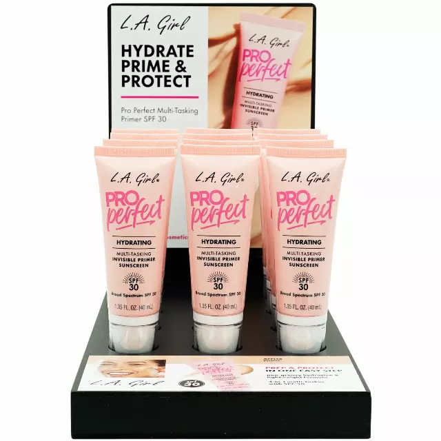 L.A. Girl Hydrate Prime & Protect - Wholesale Display 12 Units (GPD565)