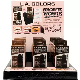 L.A. Colors Brow Stamp Kit - Wholesale Display 18 Units (CLAC497)