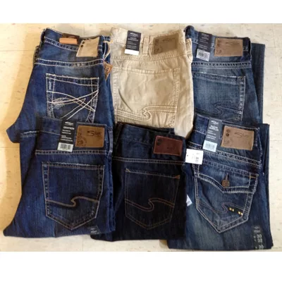 Silver Jeans men's Assorted denim 18pcs