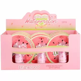 Kevin & Coco Watermelon Jelly Blush - Wholesale Display 12 Units (KC1411)