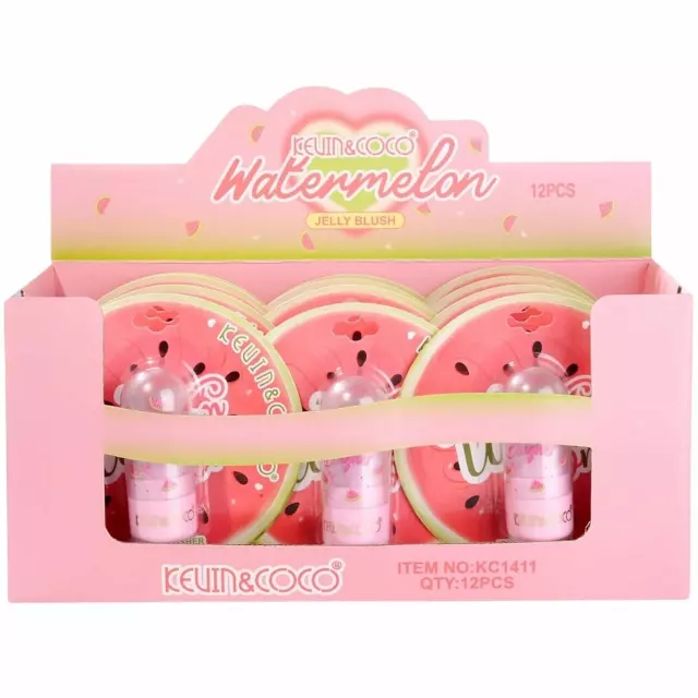 Kevin & Coco Watermelon Jelly Blush - Wholesale Display 12 Units (KC1411)