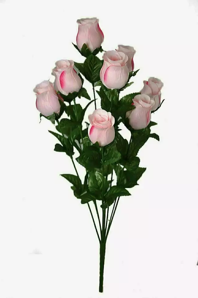 SB1097PK – 21″ Pink Rosebud x10 – “each” (Min. 12) Case Pk 144 pcs