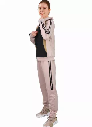 Women's Sweatshirt and Sweatpants Set- Style #LJS601- $14.00/Unit - 12PCS/CS - PLEASE SEE DESCRIPTION — Dusty Pink