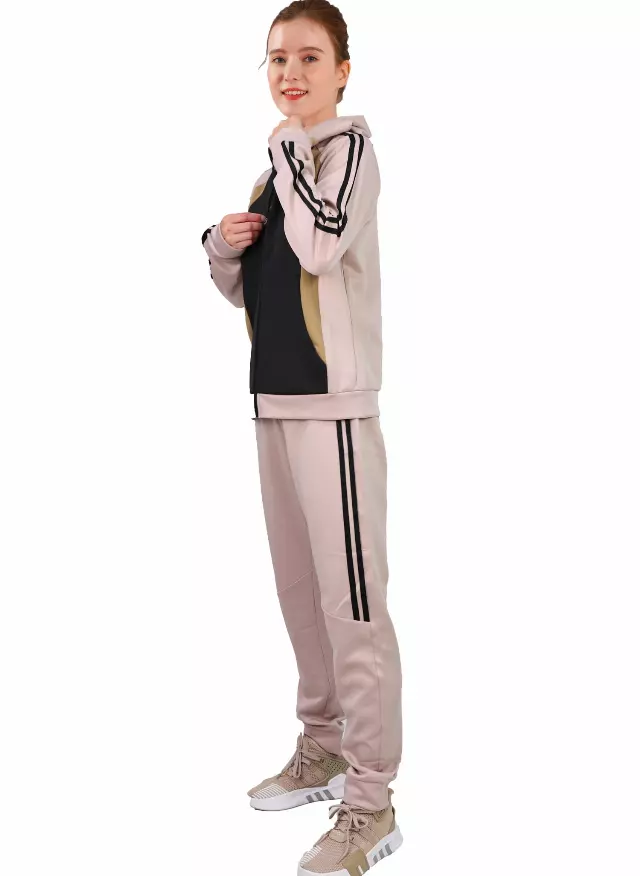 Women's Sweatshirt and Sweatpants Set- Style #LJS601- $14.00/Unit - 12PCS/CS - PLEASE SEE DESCRIPTION — Dusty Pink
