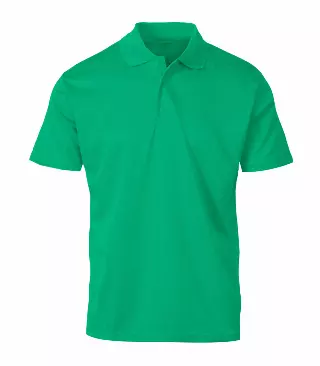 Men Performance Closed Mesh Polo Heather Green - 7765609