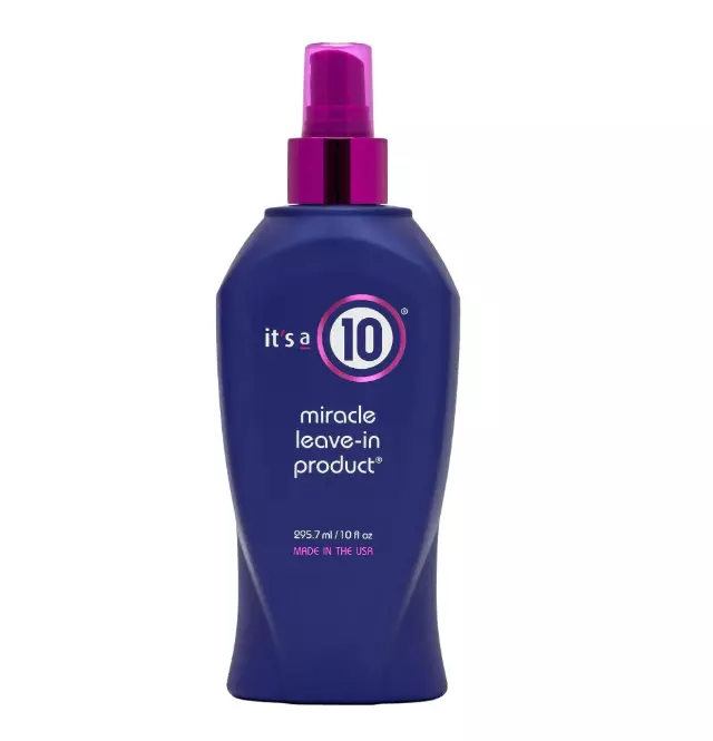 It’s a 10 Haircare Miracle Leave-In product, 10 fl. oz.