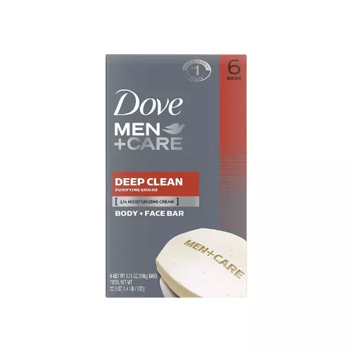 Dove Men+Care Deep Clean Bar Soap 3.75oz 6 Count – Case Pack 12