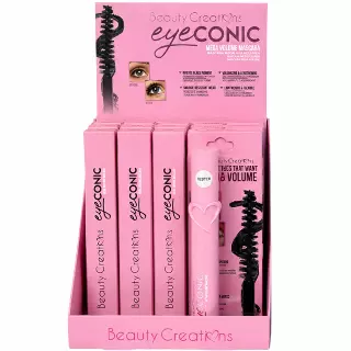 Beauty Creations Eyeconic Mega Volume Mascara - Wholesale Display 23 Units + 1 Tester (BCM-1D)