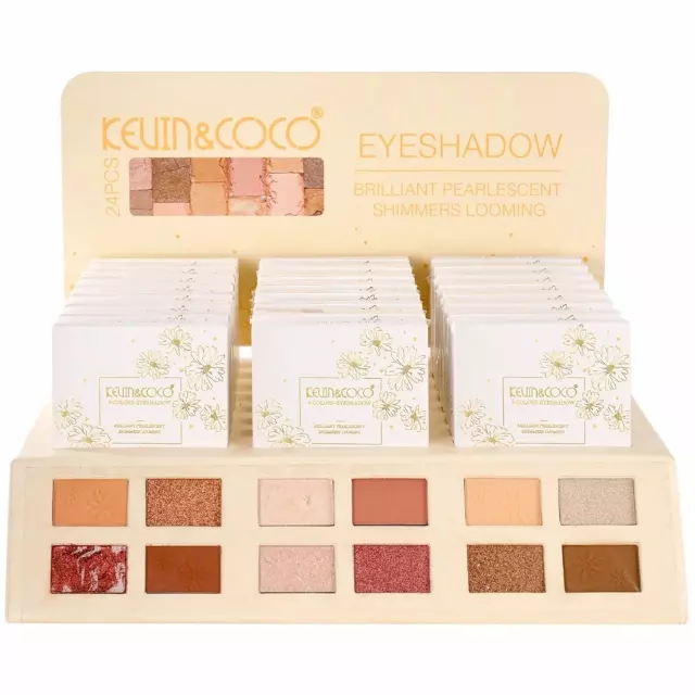 Kevin & Coco 4 Colors Eyeshadow - Wholesale Display 24 Units (KC1352)