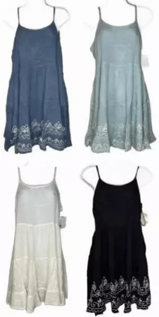 #575-7520 Embroidered Short Dress – Sizes (XS-L) – $2.50 each (6 Pieces)