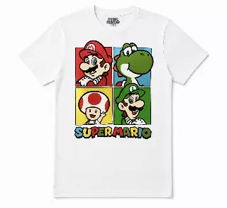 NINTENDO SUPER MARIO T-SHIRT WHITE