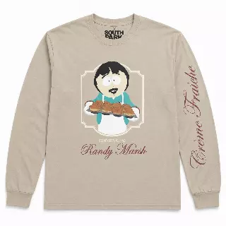 SOUTH PARK RANDY MARSH L/S SHIRT BEIGE 7KAI2186