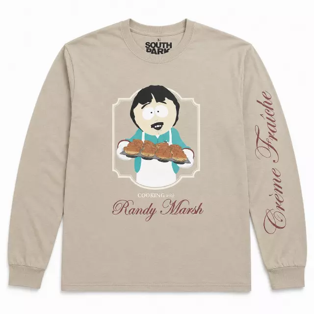 SOUTH PARK RANDY MARSH L/S SHIRT BEIGE 7KAI2186