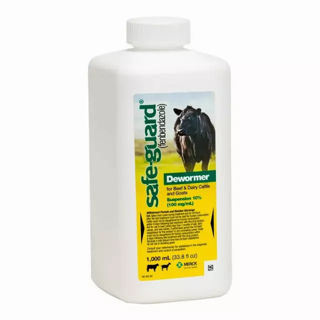 Safe-Guard Dewormer Suspension for Beef - 33.8 oz