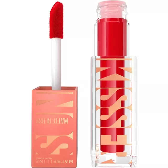 WHOLESALE MAYBELLINE SUNKISSER MULTI-USE LIQUID BLUSH 0.23 OZ - SPICY RED - 72 PIECE LOT