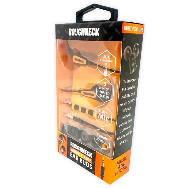 Wired Earbuds with Mic - 3 Pieces Per Pack 24539