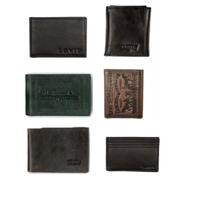Levi's wallets wholesale assortment 18pcs.