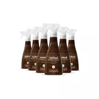 Method Almond Wood Polish, 14oz (6-Pack)