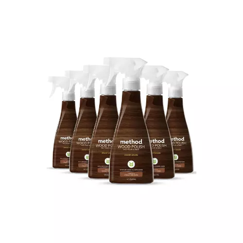 Method Almond Wood Polish, 14oz (6-Pack)