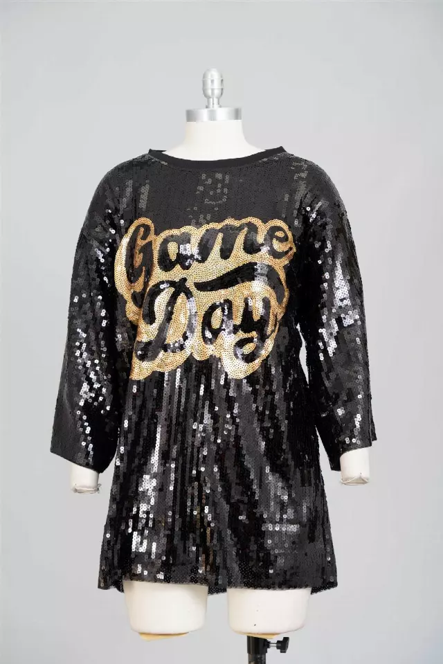 23057 - "Game Day" Sequin Jersey(3 PCS PRE-PACK) - $25.00 Each