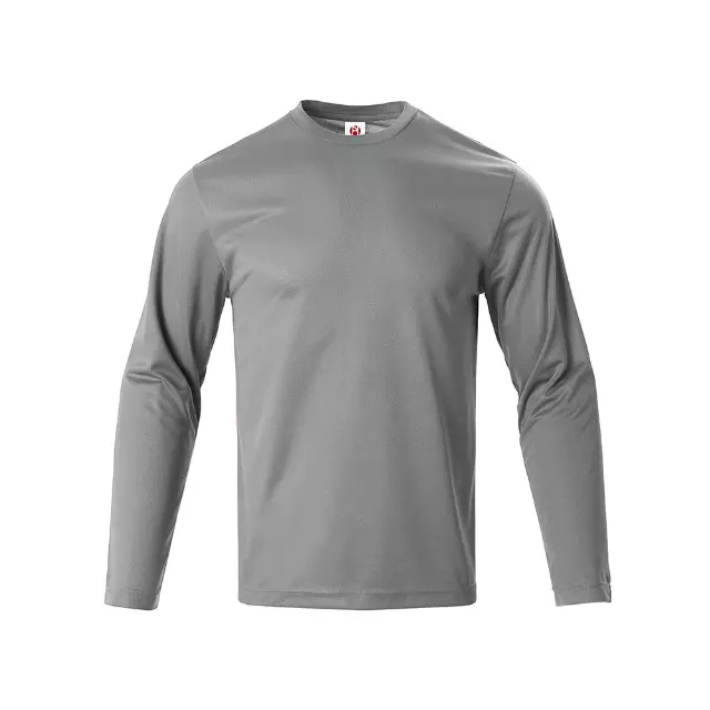 MEN'S PERFORMANCE T SHIRT WITH POLYESTER MICRO MESH FABRIC - Style #MS907 - $4.50/Unit MINIMUM 24 PCS - PLEASE SEE DESCRIPTION - S-2XL — Light Grey