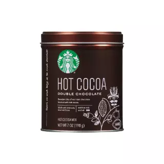 Starbucks Double Chocolate Hot Cocoa Mix, 7oz Tin (3-Pack)