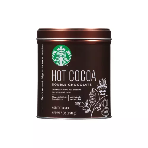 Starbucks Double Chocolate Hot Cocoa Mix, 7oz Tin (3-Pack)