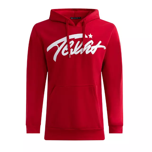 Men’s Pullover Fleece Hoodie with Drawcords and Kangaroo Pockets – Texas - Style #MFJ172-4 -$8.50/Unit - 24 PCS/CS - PLEASE SEE DESCRIPTION — Red