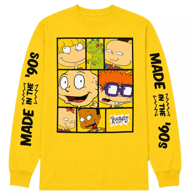 NICKELODEON RUGRATS LONG SLEEVE SHIRT GOLD